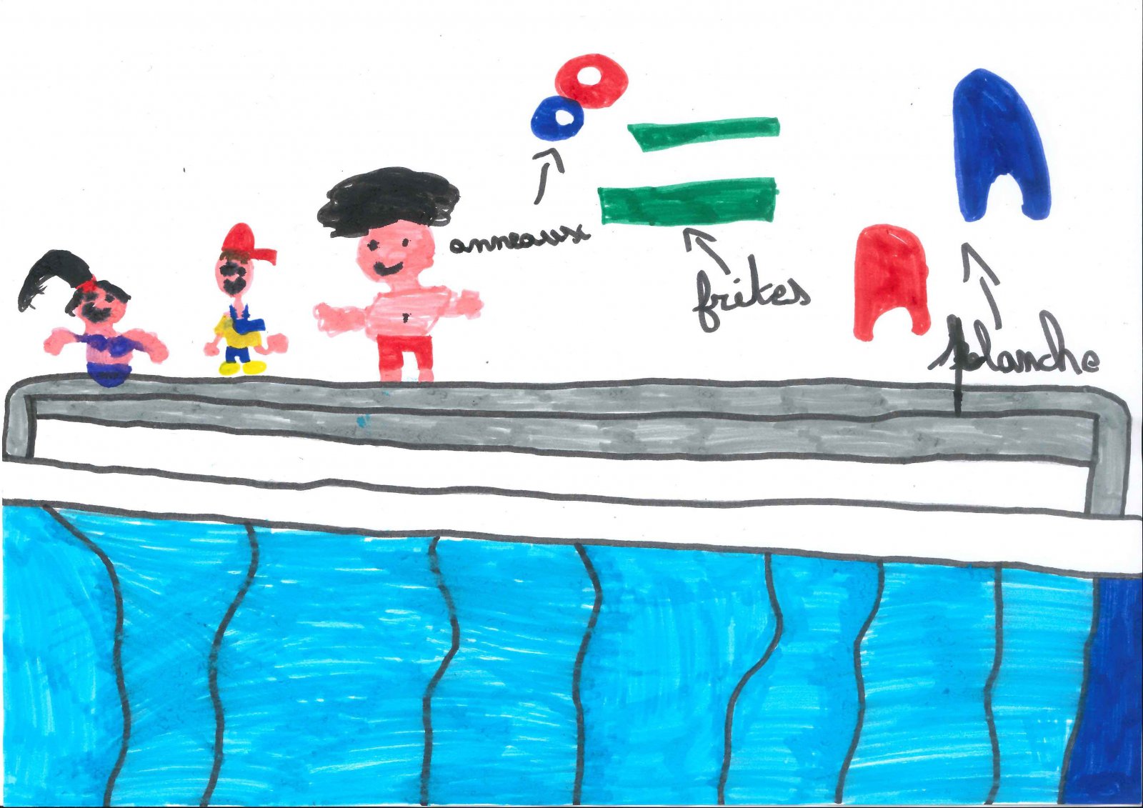 dessin piscine